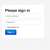 Bootstrap 2.2.1 Sign In Page