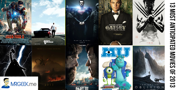 The 13 Most Anticipated Movies of 2013