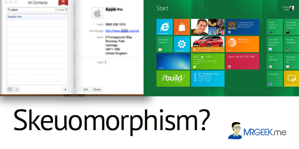 Skeuomorphism: A design concept on its way out