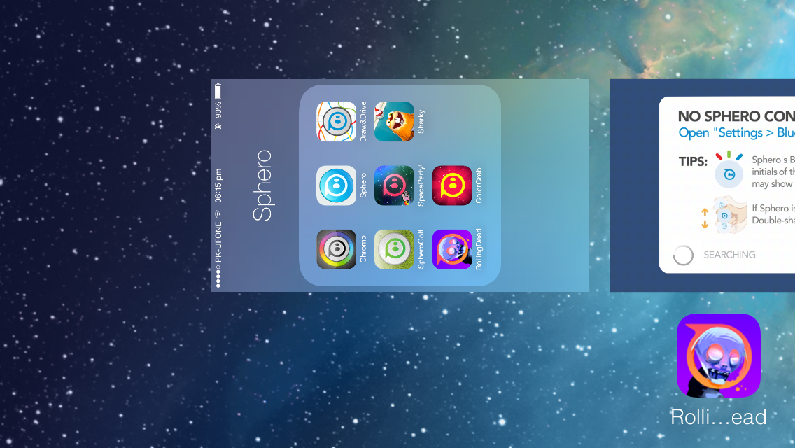 Multi Tasking Landscape iOS 7