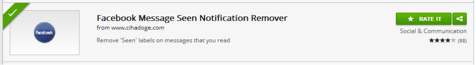 Facebook Message Seen Notification Remover