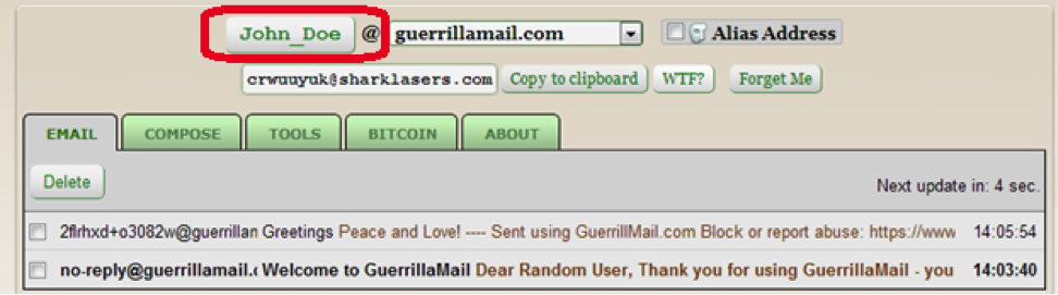 Guerilla Mail 3