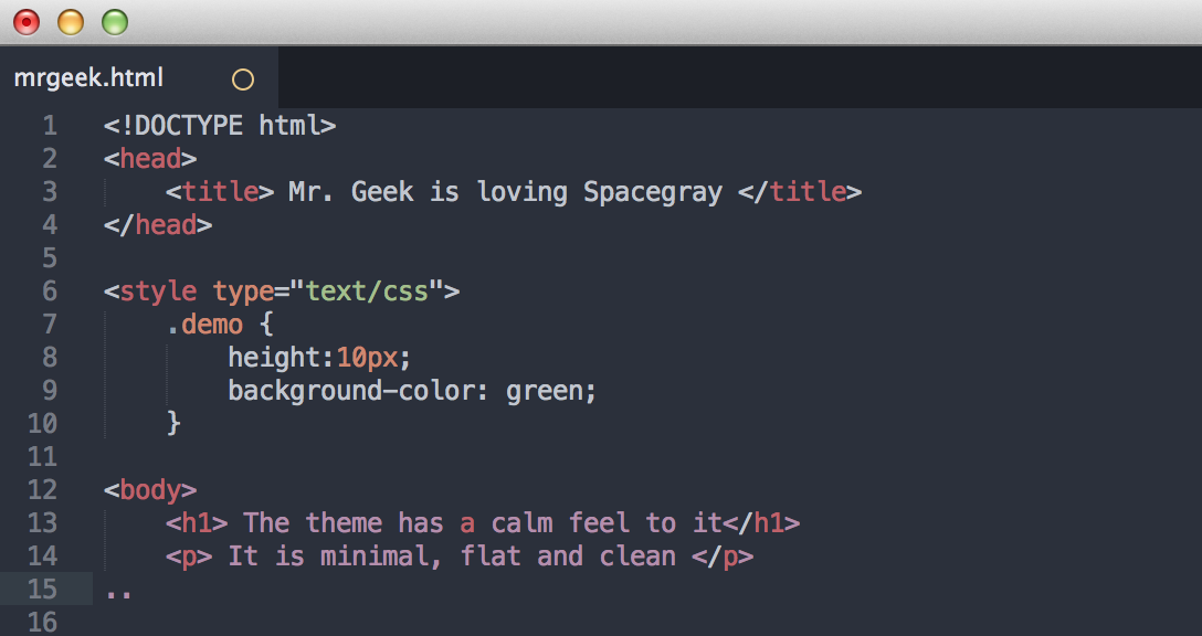 Spacegray: A Cool Theme For Sublime Text 2