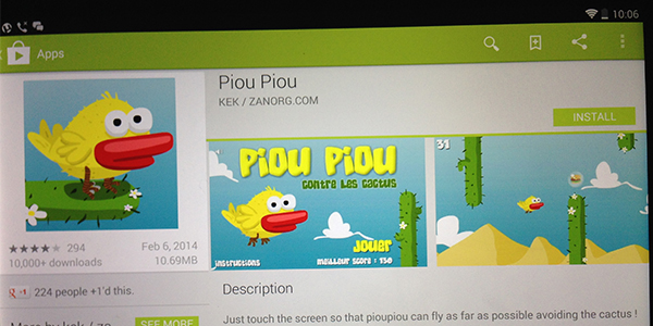 Why Flappy Bird is strikingly similar to Piou Piou?