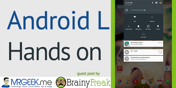 Android L Hands On