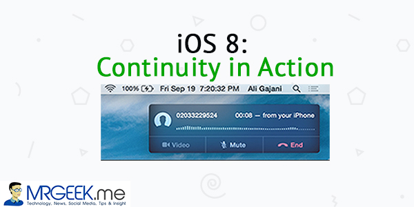 iOS 8: Continuity in action