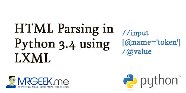 HTML Parsing in Python 3.4 using LXML